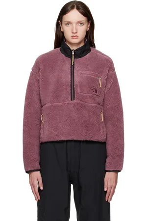 The North Face Osito cropped sherpa fleece in pink Exclusive at ASOS