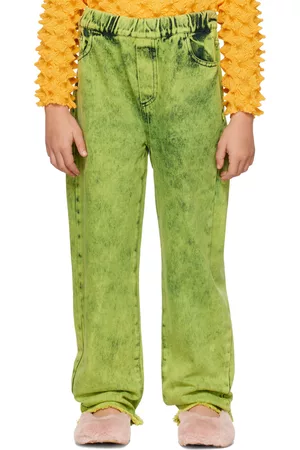 M’A Kids Kids Green Baggy Jeans