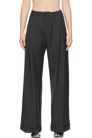 Black Keep Trousers by HOPE on Sale