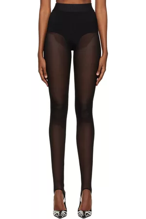 Dolce & Gabbana Women Leggings - Black Zipped Leggings