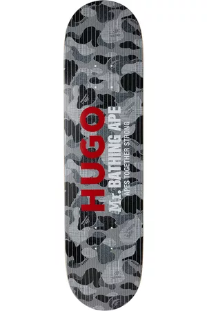 HUGO BOSS Black MR. BATHING APE Edition Camo Skateboard Deck, 7.75 in