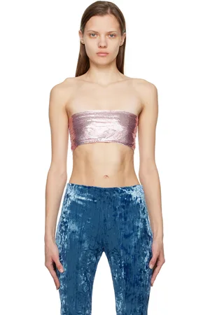 SSENSE Exclusive Burgundy & Blue Bra