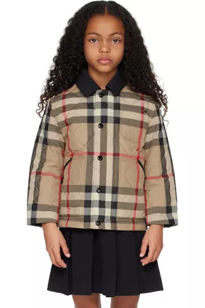 BURBERRY KIDS: Jacket kids - Black | BURBERRY KIDS coat 8053682 online at  GIGLIO.COM