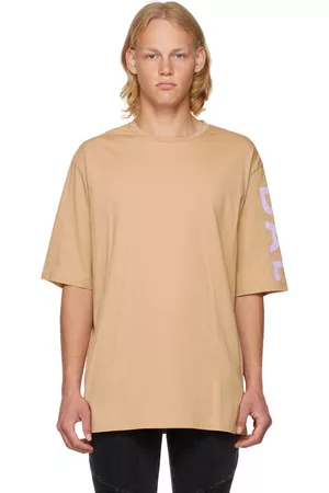 Balmain Beige Printed T-Shirt
