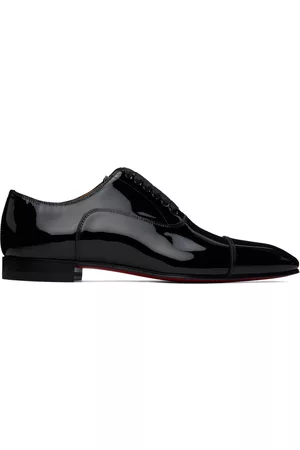 RARE Christian Louboutin Mens Crapamale Flat pat Dress shoes size 45-Size  12Us