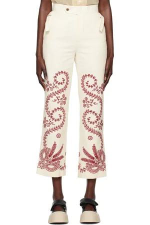 BODE Printed Trousers sale - discounted price | FASHIOLA.in
