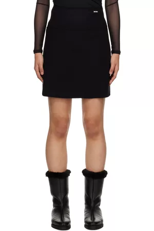 HUGO BOSS Women Rainwear - Black Regular-Fit Miniskirt