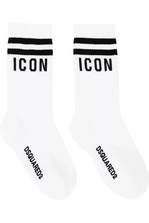 Dsquared2 White 'Icon' Socks