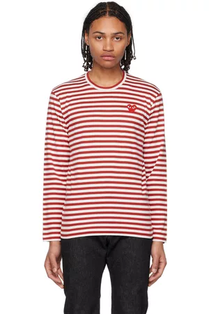 Comme Des Garçons Play Striped Longlseeved T-shirt - Farfetch