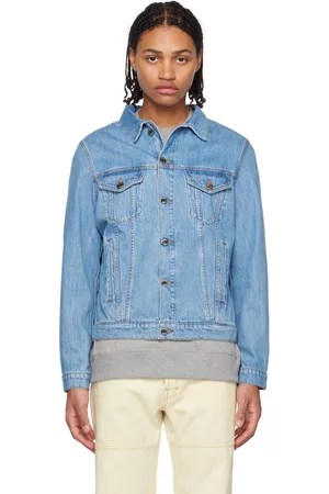 Etudes logo-embroidered Denim Jacket - Farfetch