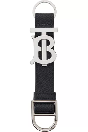 Burberry Black Two-piece Leather Keychain