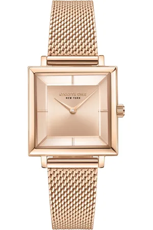 Kenneth Cole Quartz Analog Rose Gold dial Metal Strap Watch for Women