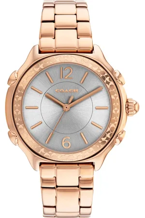Coach Quartz Analog Grey Dial Stainless Steel Strap Watch for Women