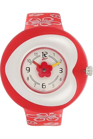 Titan By Titan Quartz Analog Silver Dial Plastic Strap Watch for Kids