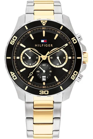 Tommy Hilfiger Quartz Multifunction Black Stainless Steel Strap for Men