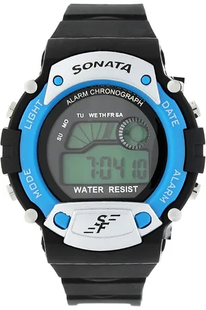 SF Digital Dial Plastic Strap Watch for Men