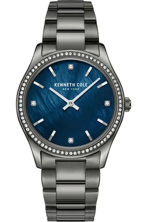 Kenneth Cole Quartz Analog Blue Dial Stainless Steel Strap Watch for Women