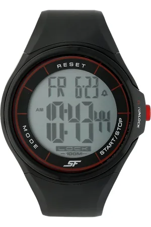 SF Digital Dial Plastic Strap Watch for Men