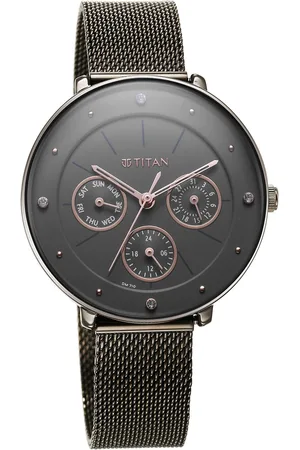 Titan Neo Grey Dial Analog Stainless Steel Strap watch for Women
