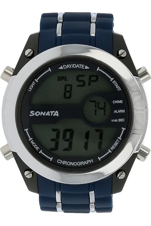 SF Digital Dial Blue Plastic Strap Watch for Men