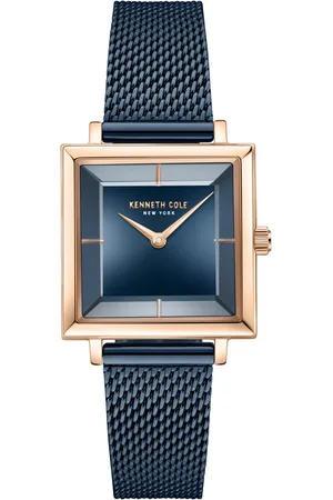 Kenneth Cole Quartz Analog Blue dial Metal Strap Watch for Women