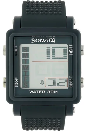 SF Digital Dial Grey Plastic Strap Watch for Men