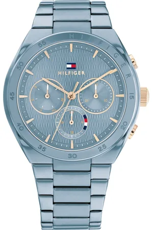 Tommy Hilfiger Quartz Multifunction Blue Dial Stainless Steel Strap Watch for Women