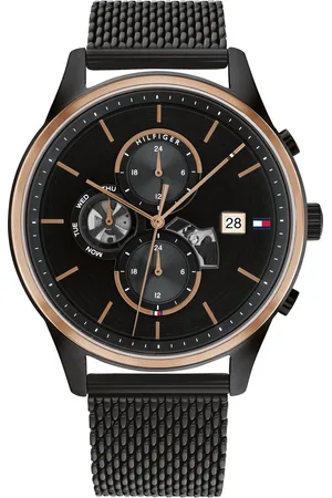 Tommy Hilfiger Black Dial Quartz Analog Watch for Men