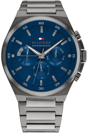 Tommy Hilfiger Quartz Multifunction Blue dial Stainless Steel Strap Watch for Men