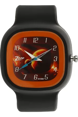 Titan By Titan Quartz Analog Brown Dial PU Strap Watch for Kids