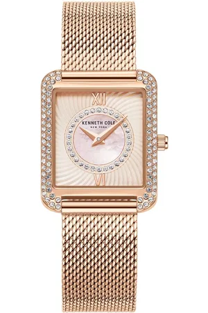 Kenneth Cole Quartz Analog Silver Dial Stainless Steel Strap Watch for Women