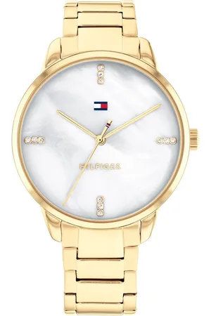 Tommy Hilfiger Quartz Analog White Dial Stainless Steel Strap Watch for Women