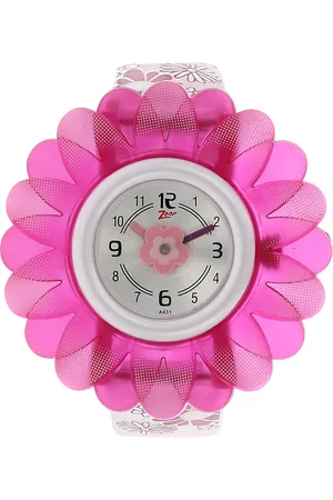Titan By Titan Quartz Analog Silver Dial Plastic Strap Watch for Kids