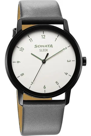 Sonata Sleek Grey Dial Analog Watch for Men