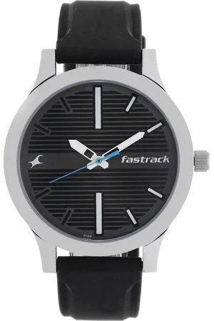 Fastrack Quartz Analog Grey Dial Silicone Strap Watch for Guys