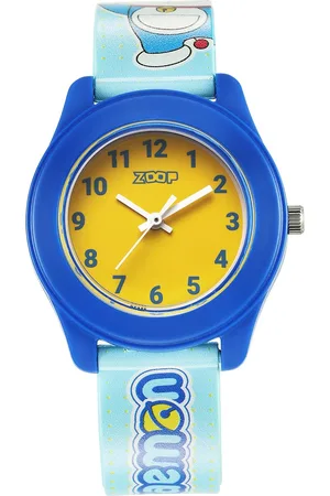 Titan By Titan Doraemon Quartz Analog Yellow Dial Polyurethane Strap Kids Watch