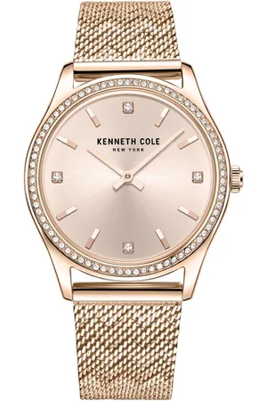 Kenneth Cole Quartz Analog Rose Gold Dial Stainless Steel Strap Watch for Women