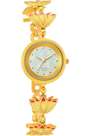 Titan Raga X Masaba Green Dial Analog Steel and Metal Strap watch for Women