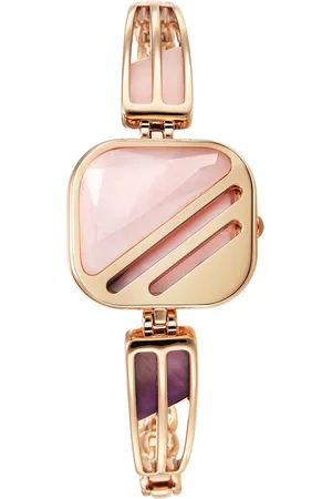 Titan Raga New You Quartz Analog Mother of Pearl Dial with Rose Quartz dial cover Watch for Women