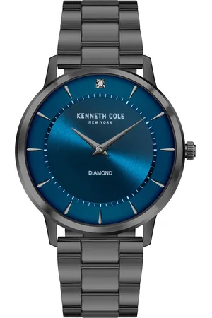 Kenneth Cole Quartz Analog Blue Dial Stainless Steel Strap Watch for Men
