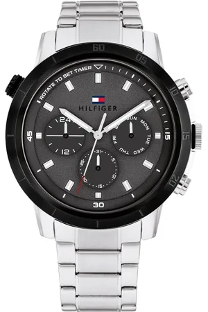 Tommy Hilfiger Quartz Multifunction Grey Stainless Steel Strap for Men