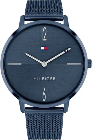 Tommy Hilfiger Quartz Analog Blue Dial Stainless Steel Strap Watch for Women