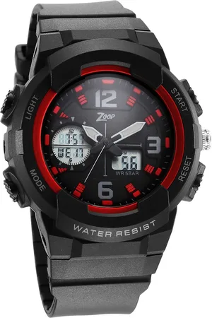 Titan By Titan Quartz Analog Digital Black Dial Plastic Strap Watch for Kids