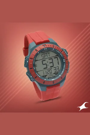 Fastrack Streetwear Digital Dial PU Strap Watch for Guys
