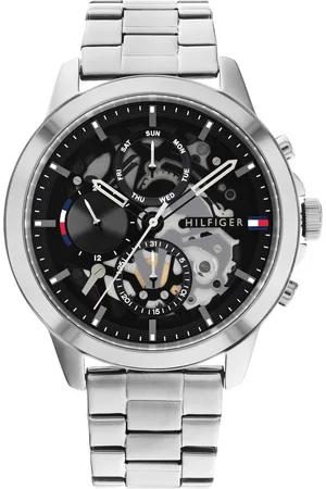 Tommy Hilfiger Men Black Dial Quartz Multifunction Watch