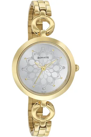 Sonata Wedding Silver Dial Women Watch With Stainless Steel Strap