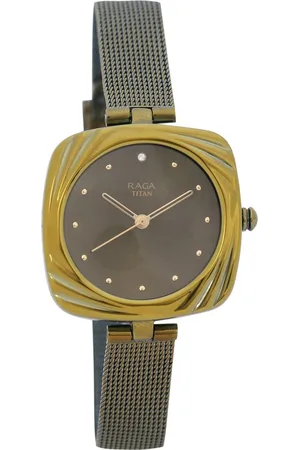 Titan Raga Moments Of Joy White Dial Women Watch With Metal Strap