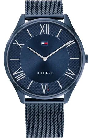 Tommy Hilfiger Blue Dial Blue Stainless Steel Strap Watch for Men