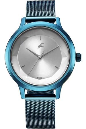 Fastrack Fleek Quartz Analog Silver Dial Stainless Steel Strap Watch For Girls