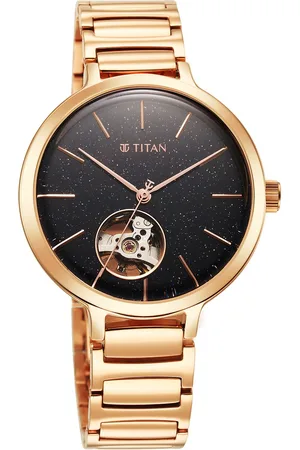 Titan Aventurine Automatic Blue Dial Automatic Watch for Women